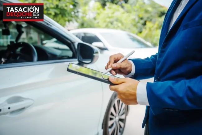 Personal experto en Renault tasando coches